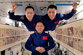 第五届“天宫画展”在中国空间站开展