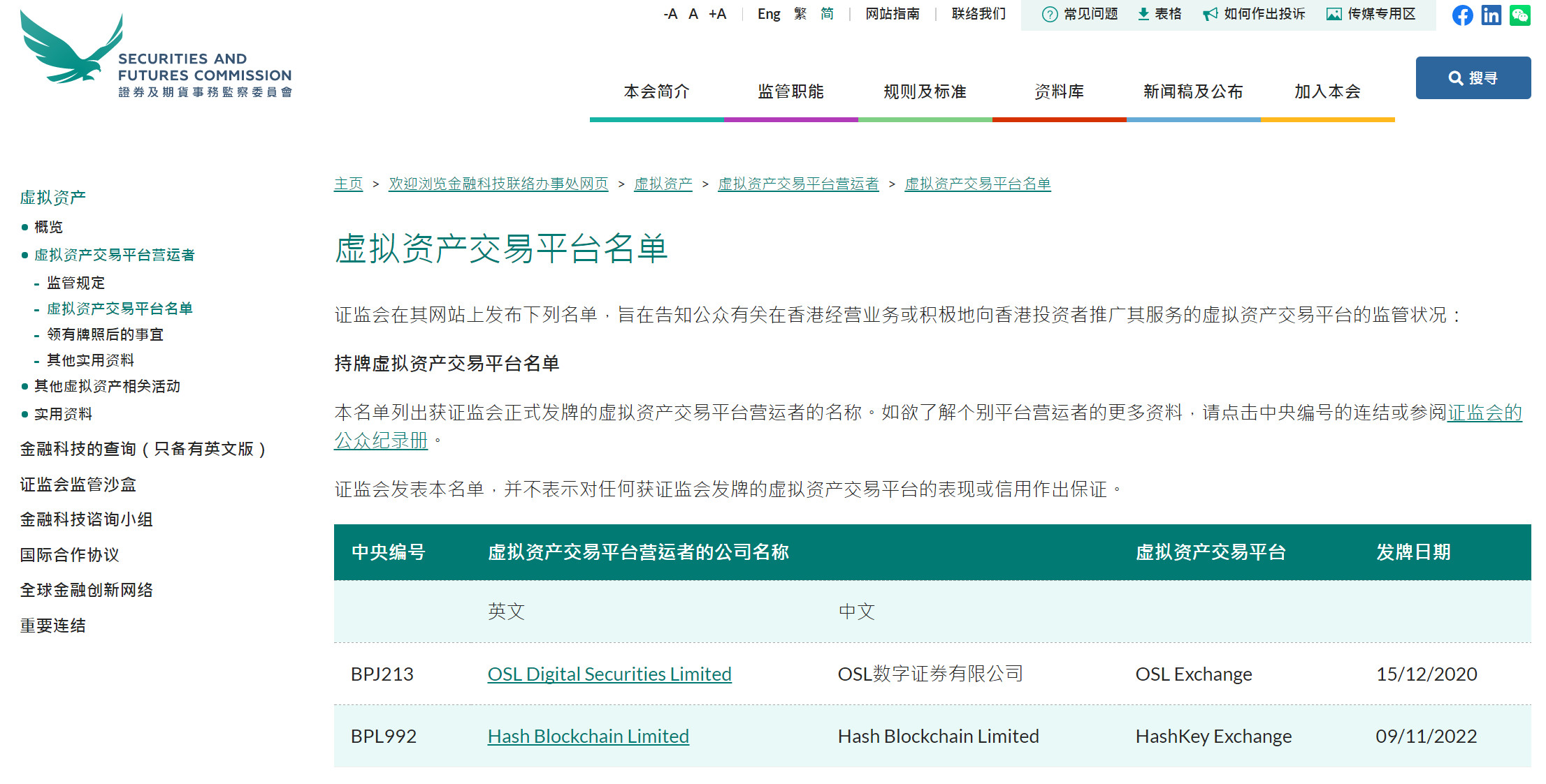 香港证监会发声！警惕不受规管的虚拟资产交易平台