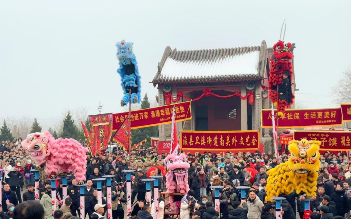 千年非遗社火燃动全城！浚县正月古庙会迎高潮