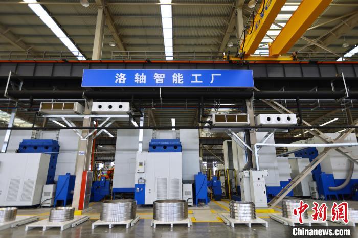 图为洛轴智能生产工厂。中新社记者 阚力 摄