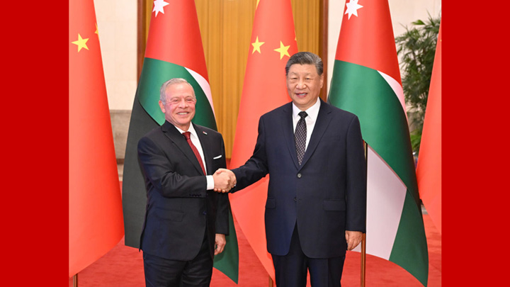 习近平同约旦国王阿卜杜拉二世会谈
