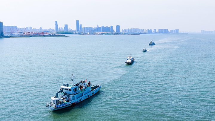 山东青岛：多部门开展重点客运航线联合巡航执法行动