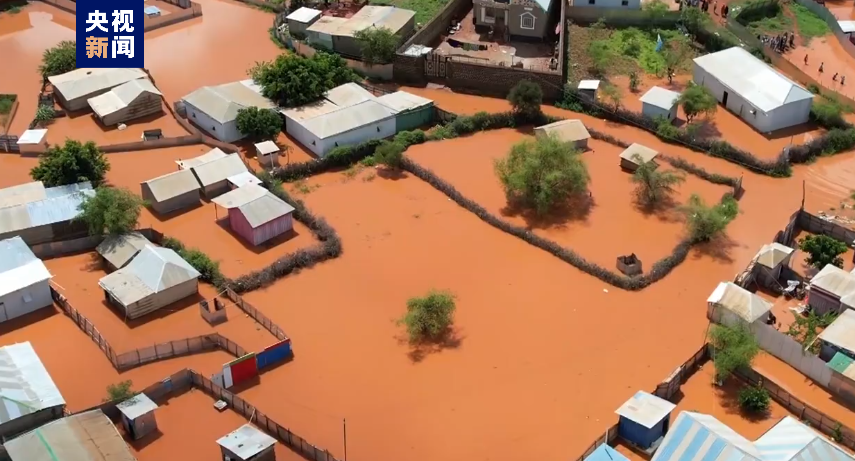索马里持续暴雨引发洪水已致31人死亡