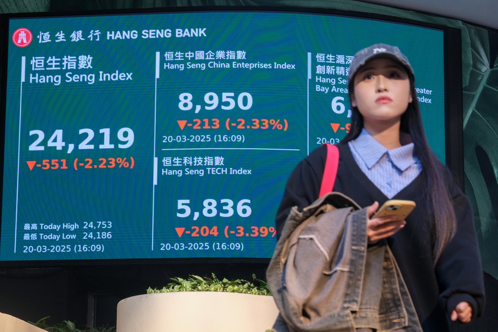 香港恒生指数跌551点