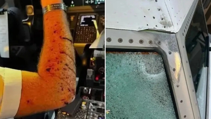 雷达轨迹吻合 美联航客机风挡碎裂原因可能为气象气球撞击