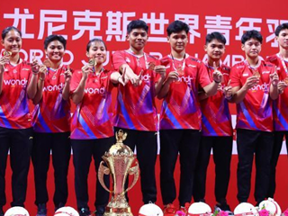 2024年羽毛球世青赛：印尼队夺团体赛冠军