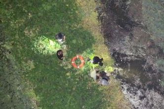 警用无人机助力 八旬老人淤泥中获救