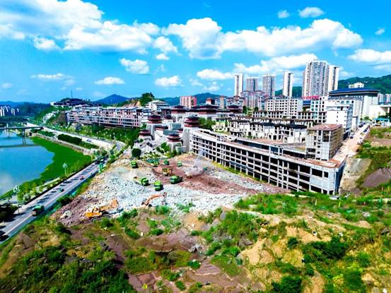 达州市达川区小河嘴全民健身综合体加速建设