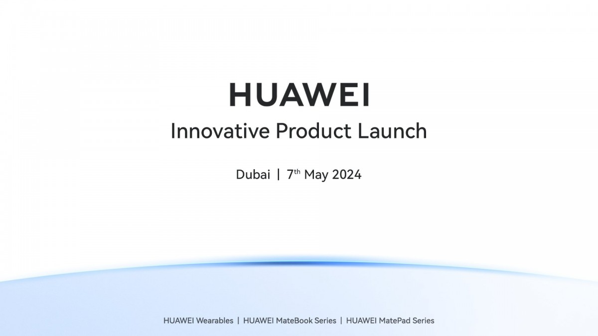 华为宣布5月7日迪拜发布会，新品阵容强大 但智能手机缺席海报