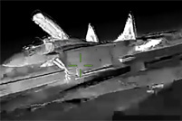 乌克兰发布画面：使用无人机摧毁俄一架米格战机