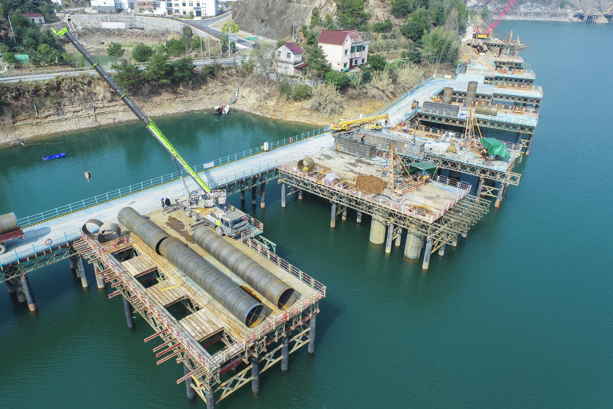 浙江:大桥建设如火如荼