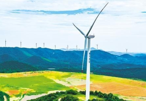 风力发电设施源源不断输送清洁能源