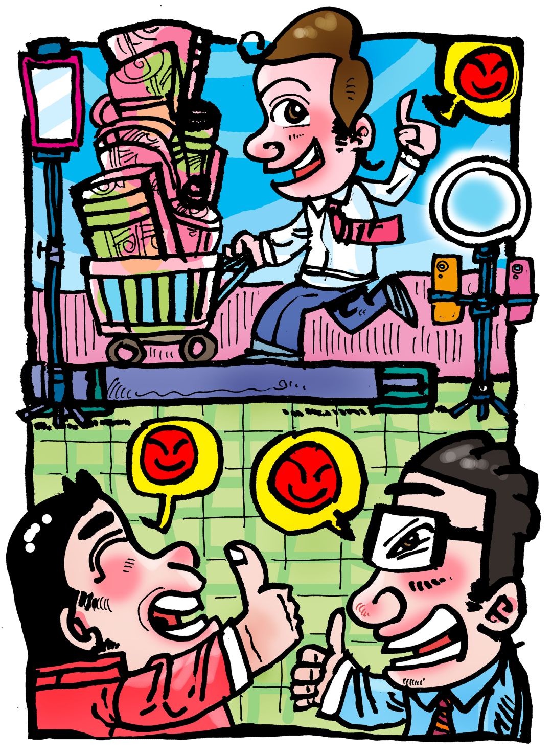 直播效果好,道具少不了