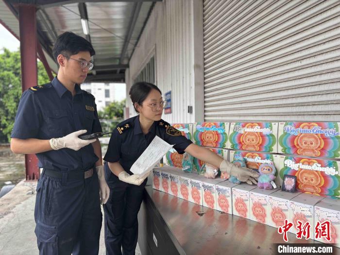 萝岗海关查获侵权“LABUBU”玩偶7536件插图