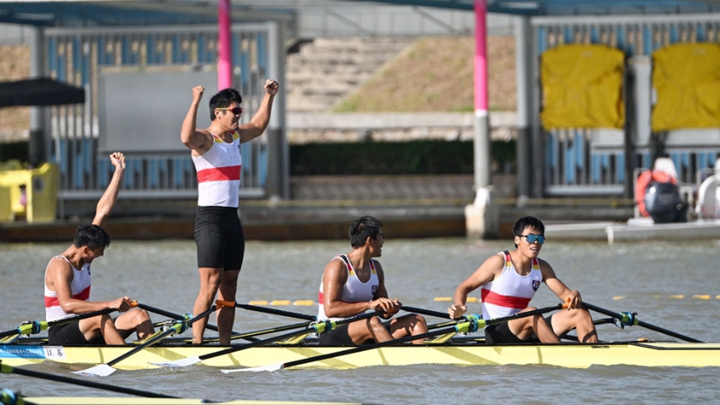 十五运会开幕式后首金出炉