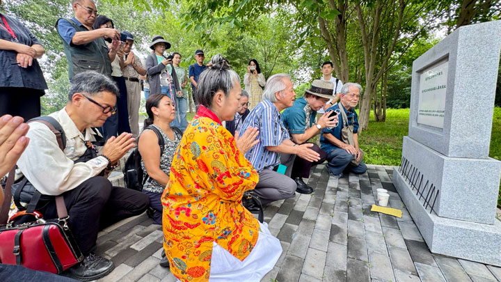 感谢中方修缮文物，《环球时报》记者见证琉球友人来京祭祖