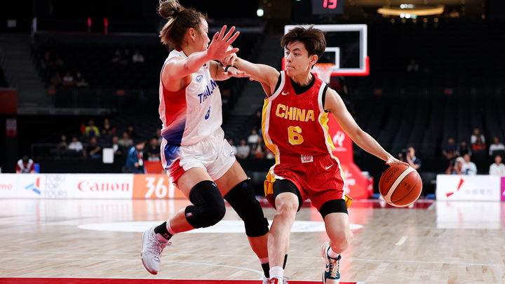 中国女篮111比46大胜泰国女篮 取得亚运会开门红