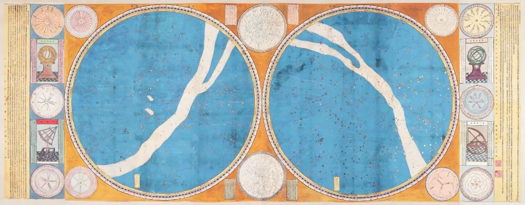 赤道南北两总星图》——星空中的文明交流史| 博物视界