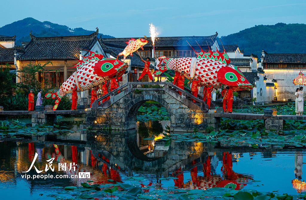 安徽黄山：夏夜游古村赏鱼灯插图12