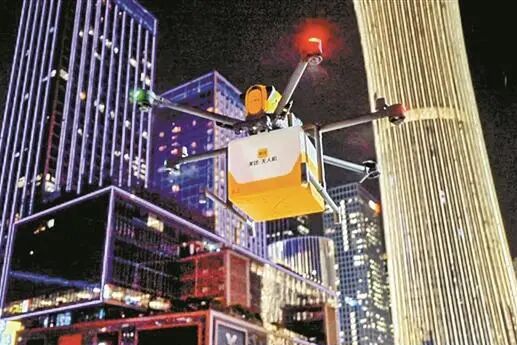 深圳无人机日运快件2万票