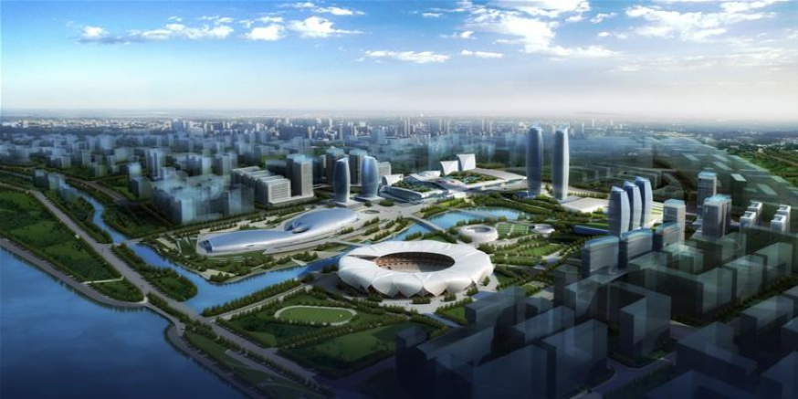 板块的居住区,它立足于奥体核心区,滨江高新产业园区和萧山新城区的